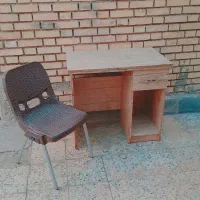 میز کامپیوتر صندلی تحریر درایور کمد بوفه چوبی باهم