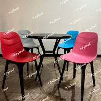میز و صندلی/صندلی طرح جدید شرکتی پایه پلیمری ال سا|میز و صندلی غذاخوری|قم, زاویه|دیوار