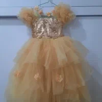 لباس تور دخترانه خیلی تمیز و کارشده