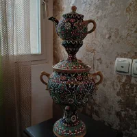 سماور و قوری میناکاری