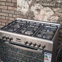 اجاق گاز استیل پالرمو اصل ایتالیا فر آکبند درحد نو