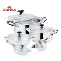 قابلمه سرویسی ۱۰ تیکه استیل ساخت