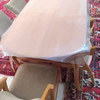 میزغذاخوری 6 نفره|میز و صندلی غذاخوری|بناب, |دیوار