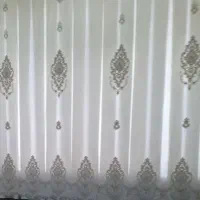 پرده پذیرایی ترک گل برجسته