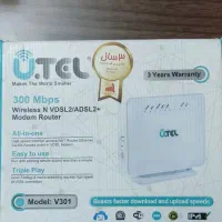 مودم utel v301 adsl/vdsl|مودم و تجهیزات شبکه|اصفهان, ملک‌شهر|دیوار