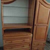 سرویس خواب نوجوان چوب راش|تخت و سرویس خواب|دامغان, |دیوار