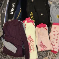 لباس بچه گانه و شلوار و شال و روسری متنوع|کیف، کفش، کمربند|پرند, فاز ۶|دیوار