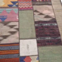 گلیم شیرازی ایل قشقایی از تکه های مختلف|گلیم، جاجیم، گبه|تهران, چیتگر شمالی|دیوار