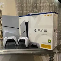 PS5 slim درحد نو ۳ هفته بازی شده دو دسته