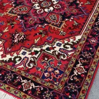 یکجفت قالیچه دستبافت هریس بافت عالی کاملا نو|فرش|تهران, استاد معین|دیوار