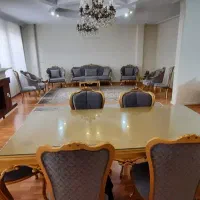 مبل استیل ۹ نفره با ناهار خوری ۶ نفره بسیار زیبا|مبلمان خانگی و میز عسلی|تهران, قلهک|دیوار