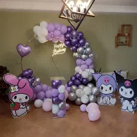 بادکنک ارایی گل آرایی دسته گل لاله