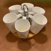 ۶عدد ماگ سفید