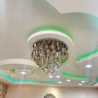 لوستر سالم و تمیز نور سه حالته|لوستر و چراغ آویز|رشت, فلسطین|دیوار