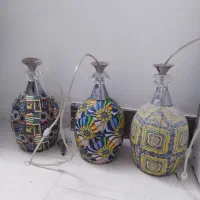 سه عدد چراغ آویز، آباژور