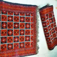 جفت قالیچه های نو و پانخورده ترکمن لاکی