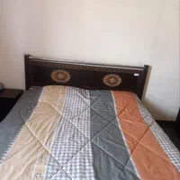 سرویس خواب دونفره به همراه تشک خوشخواب. ۱۶۰سانتی|تخت و سرویس خواب|کرج, برغان|دیوار