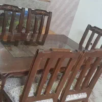 میز غذاخوری شیش نفره|میز و صندلی غذاخوری|قرچک, مهدیه|دیوار