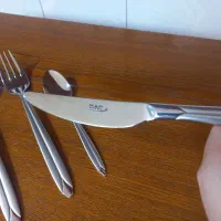 سرویس قاشق چنگال ۱۲۴ پارچه ناب استیل اصلی|ظروف سرو و پذیرایی|مشهد, طلاب|دیوار