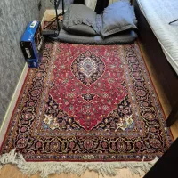 فرش لاکی  متری کاشان اصل