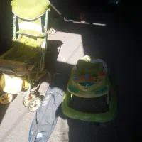 فروش کالسکه ورورک وتاب و گهواره در حد نو