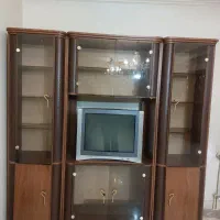 میز تلویزیون کلاسیک چوبی ۳ تکه