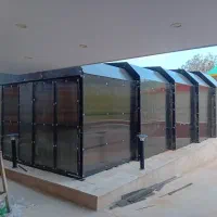 ساخت و اجرای سقفهای ثابت و متحرک برای استخر وسایر
