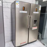 یخچال فریزر دوقلواسنوا رنگ تیتانیوم بسیار زیباتمیز