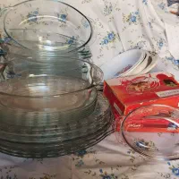 جهاز قدیمی بشقاب چاقو پیش دستی بلوت