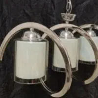 لوستر فنری سه شعله|لوستر و چراغ آویز|تبریز, |دیوار