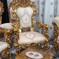 مبل سلطنتی پنجه شیری 9نفره درحدنونو