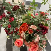 گل رز|گل مصنوعی|رشت, حمیدیان|دیوار