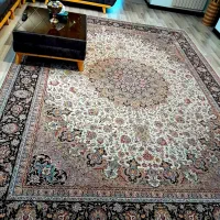 دوتخته فرش ماشینی دستباف گونه