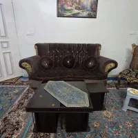 مبل ۶ نفره و میز جلو مبلی|مبلمان خانگی و میز عسلی|تهران, چهارصد دستگاه|دیوار