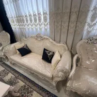 ست مبل نئوکلاسیک ۸ نفره به همراه ناهارخوری ۸ نفره|مبلمان خانگی و میز عسلی|تهران, کوهک|دیوار