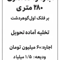 اجاره اداری ۲۶۰ متری در گوهردشت فلکه اول|اجارهٔ دفتر کار، اتاق اداری، مطب|کرج, گوهردشت|دیوار
