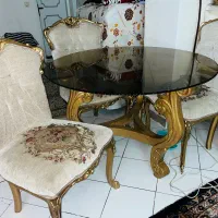 میز ۳نفره مدل روز طلایی