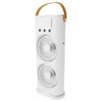 پنکه شارژی مه پاش دوقلو چرخشی