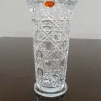 گلدان کریستال اصل prc چین نو با جعبه جفت