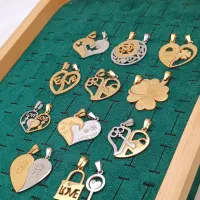 انواع گردنبند قلب دو تیکه