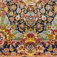 فرش دستباف تبریز زرع نیم سالاری چله گل کف ابریشم|فرش|مشکین‌دشت, |دیوار
