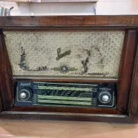 رادیو لامپی بدنه چوب