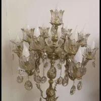 کنار سالنی. جنس برنج. 13 شاخه|لوستر و چراغ آویز|رباطکریم, رباطکریم|دیوار