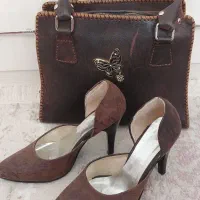 ست تماام دست دوز چرم طبیعی شتر|کیف، کفش، کمربند|نیشابور, هفده شهریور|دیوار