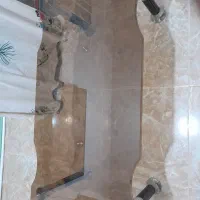 میز شیشه ای در حد نو|مبلمان خانگی و میز عسلی|چهارباغ, |دیوار