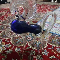 اسب کریستال دو رنگ قدیمی کار دست