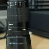 لنز کنون 55-250 STM IS سالم و تمیز
