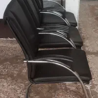 ۵ عدد صندلی اداری انتظار تمیز