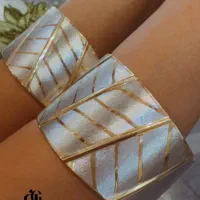 دستبند طلا اجرت  فقط ۲/۵ درصد