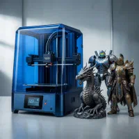 پرینتر رزینی Halot ray دقت میکرونی فیگور و جواهرات